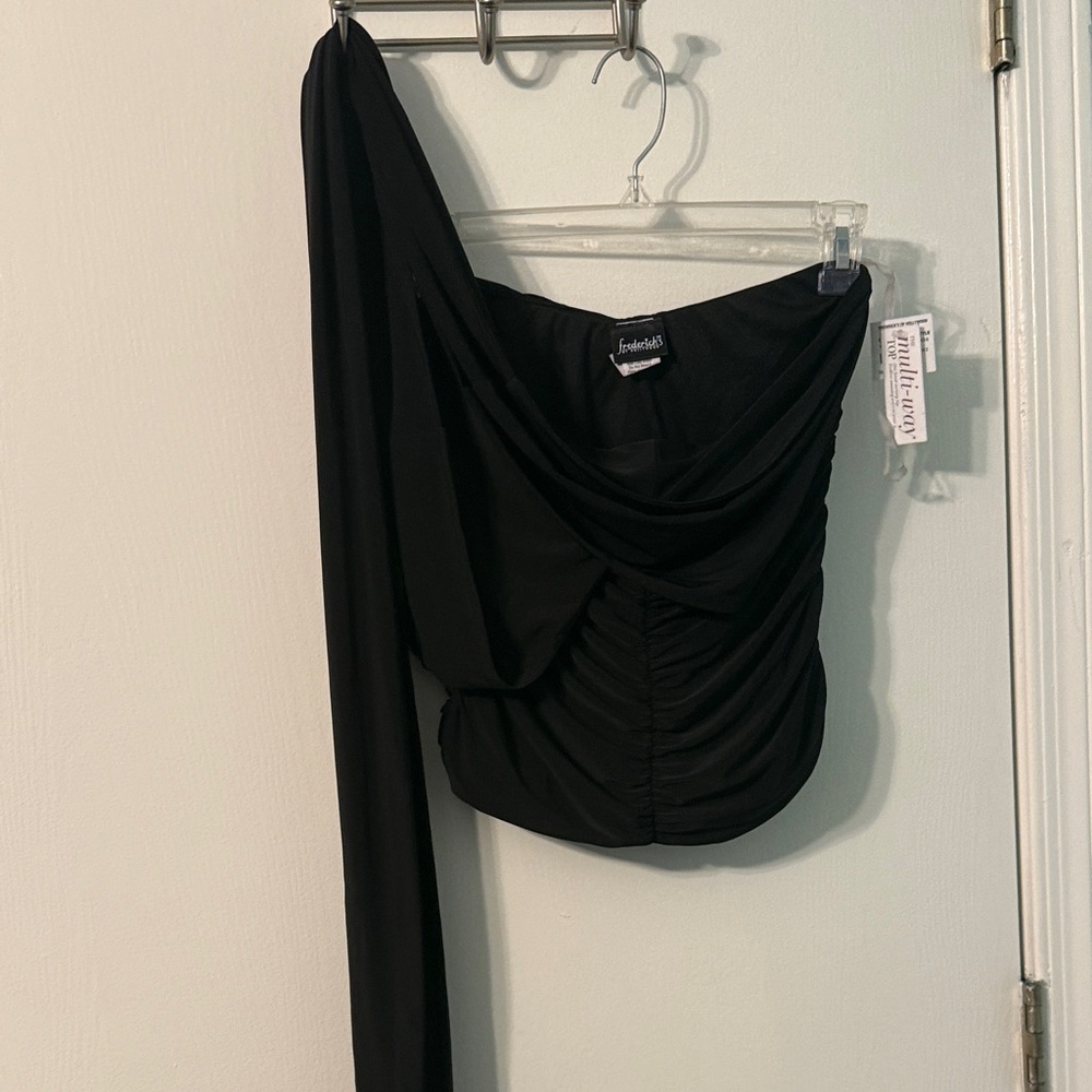 Frederick's of Hollywood Black Multi Use Top